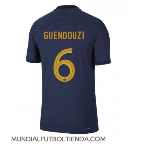 Camiseta Francia Matteo Guendouzi #6 Primera Equipación Replica Mundial 2022 mangas cortas